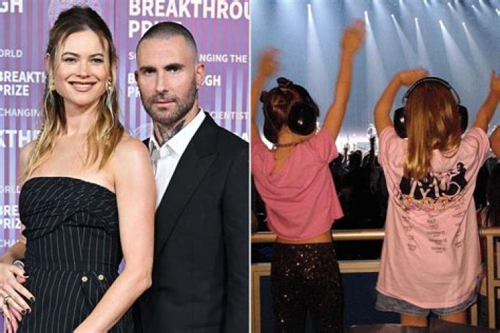 Behati Prinsloo Posts Rare Photo Of Adam Levine With Daughters For Father’s Day Tribute