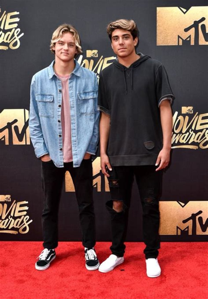 Damn Daniel & Joshua Holz Rock Crisp White Vans On The MTV Movie Awards Carpet