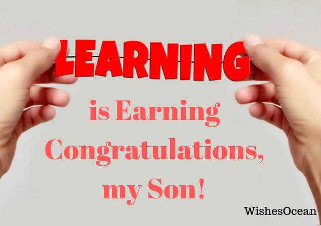 graduation wishes for son