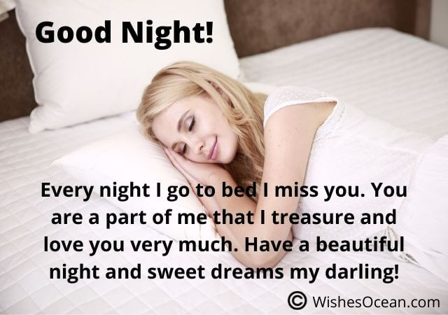 Romantic Good Night Wishes for Her