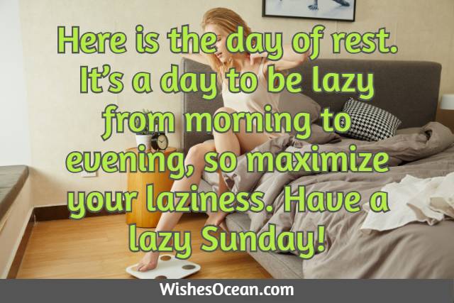 Lazy Sunday Morning Wishes