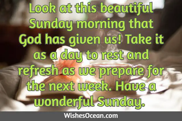 Sunday Morning Wishes for Friends