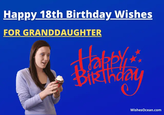 18th Birthday Wishes for Granddaughter