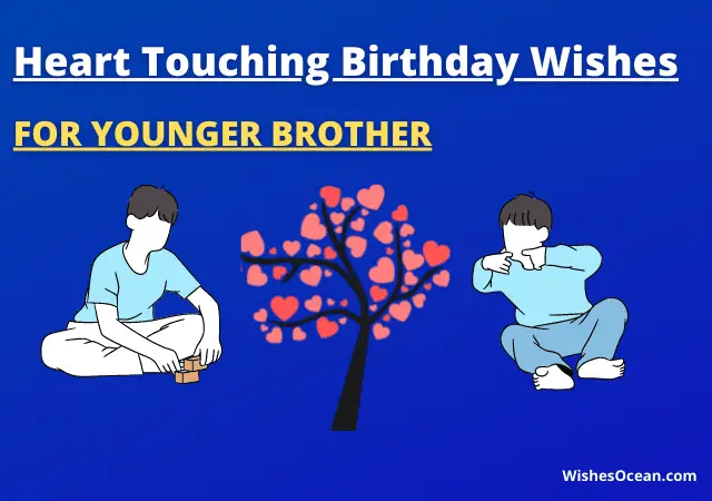 Heart Touching Birthday Wishes for Younger Brother