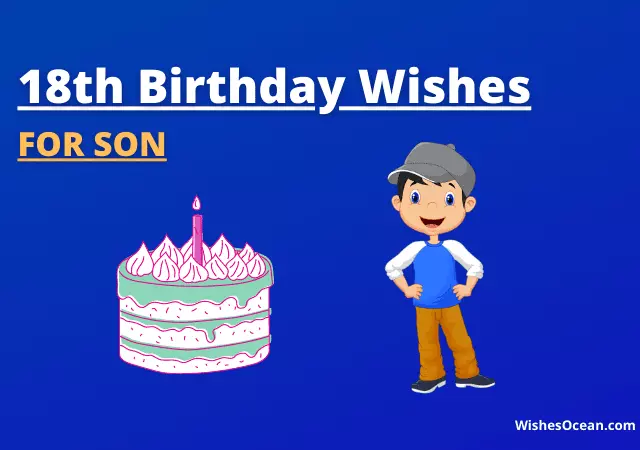 18th birthday wishes for son