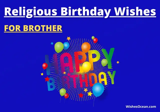 Religious Birthday Wishes for Brother