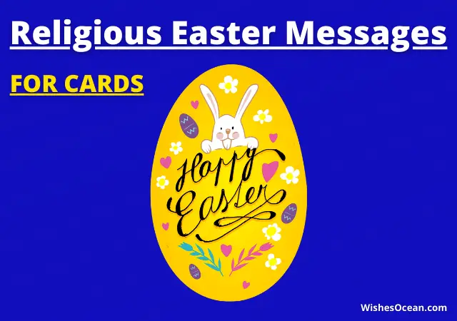 Religious Easter Messages for Cards