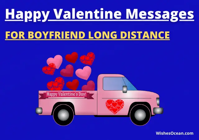 Valentine Messages for Boyfriend Long Distance