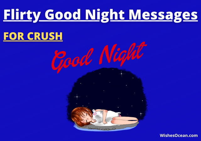 Flirty Good Night Messages for Crush