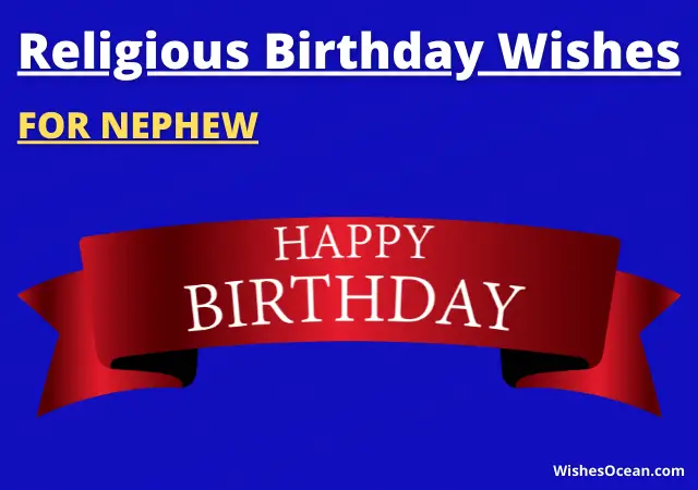 Religious Birthday Wishes for Nephew