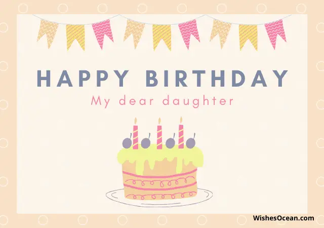 Happy 30th birthday wishes for daughter