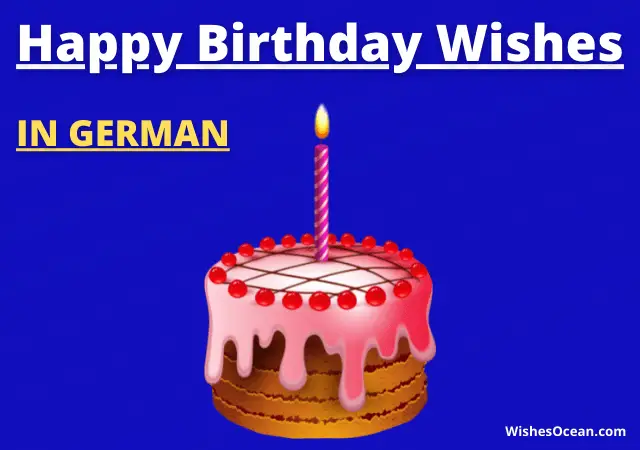 Birthday Wishes in German