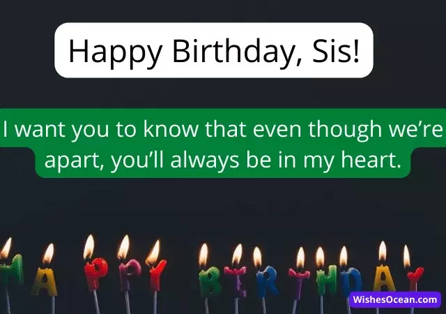 inspirational birthday wishes for sister