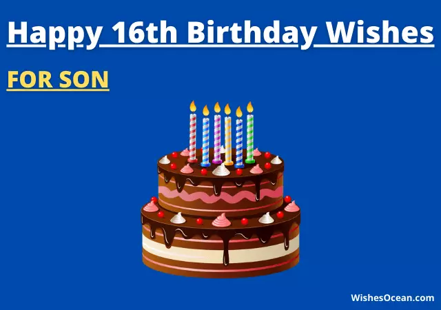 16th birthday wishes for son
