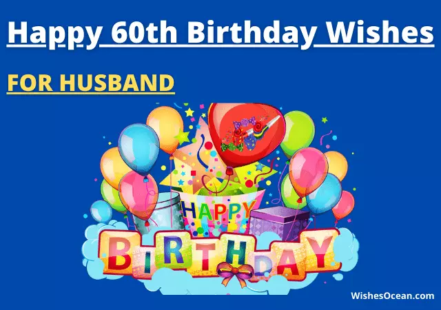 60th birthday wishes for husband