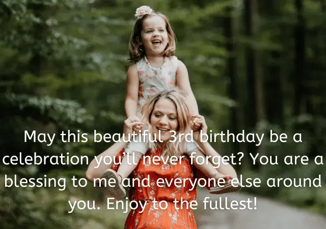 happy birthday wishes for 3 year old daughter