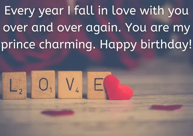 short romantic birthday wishes for boyfriend