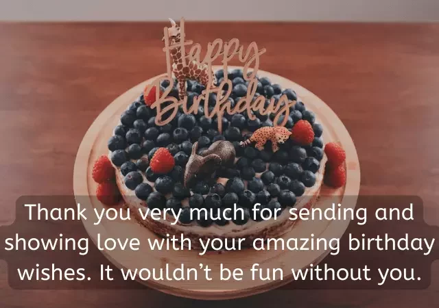 sweet thank you quotes for birthday wishes