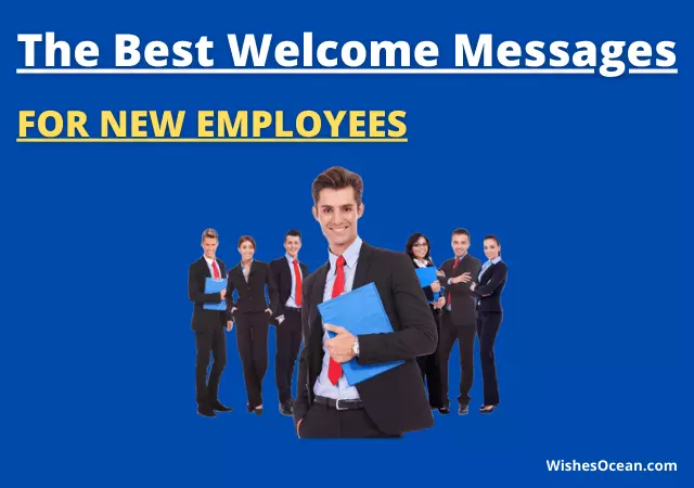 welcome messages for new employees