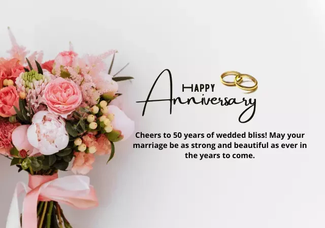 50th wedding anniversary messages for friends