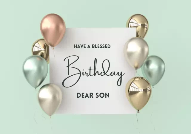 christian birthday wishes for son