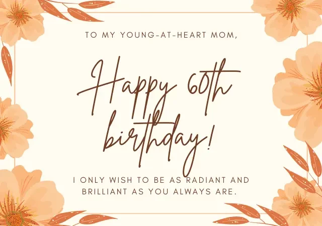 60th birthday wishes for mom from daughter