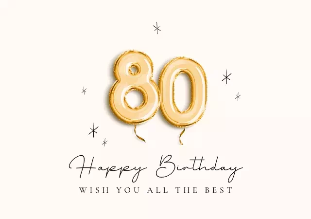 80th birthday wishes for sister in law