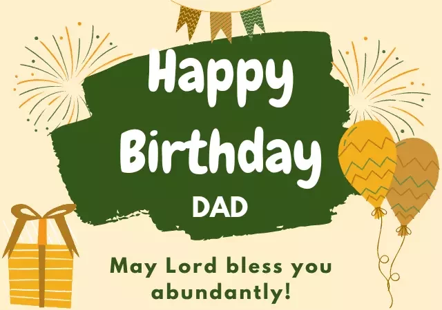 christian birthday wishes for dad