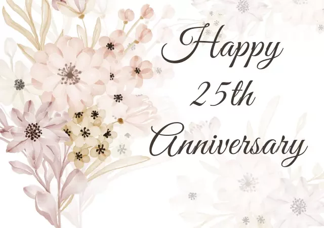 happy 25th wedding anniversary wishes for parents