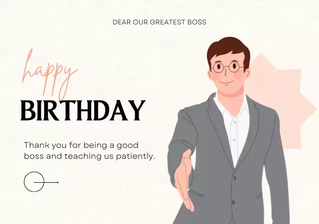 professional birthday wishes for boss