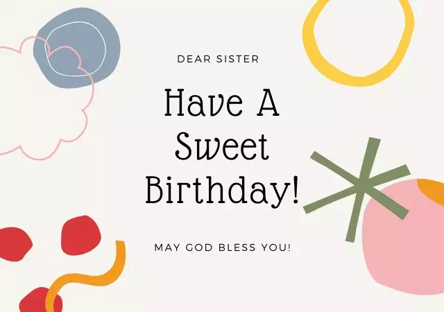 religious 60th birthday wishes for sister
