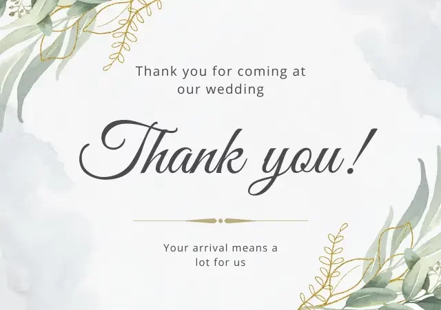 wedding thank you messages from bride and groom