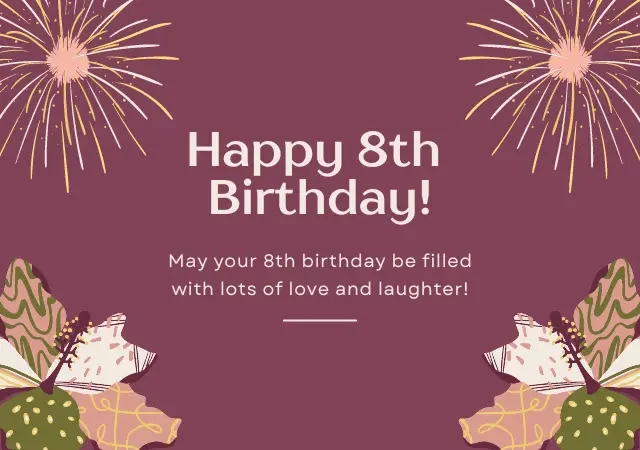 happy 8th birthday wishes for boy