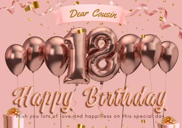 18th birthday wishes for cousin