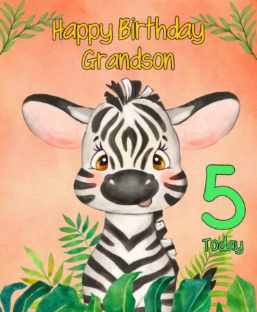 5th Birthday Wishes For Grandson