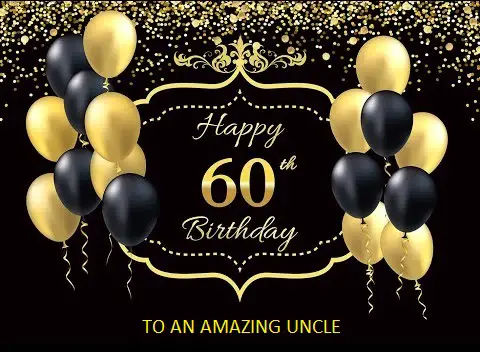 60th birthday wishes for uncle