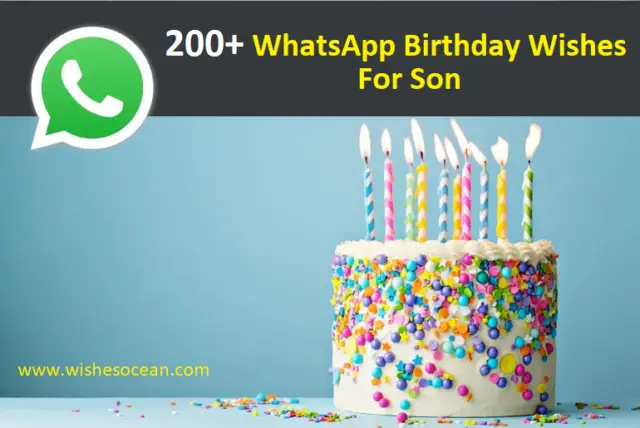 WhatsApp Status For My Son Birthday