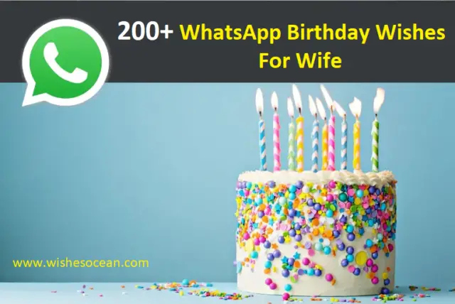 Whatsapp Birthday Wishes For Wife