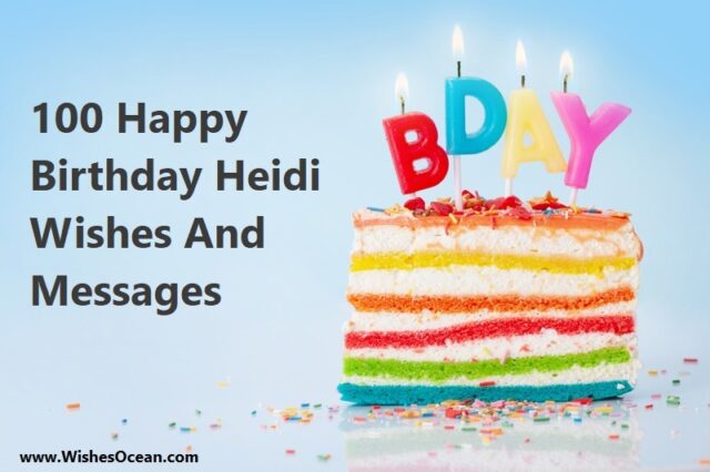 Happy Birthday Heidi 
