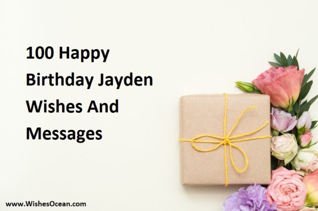 Happy Birthday Jayden