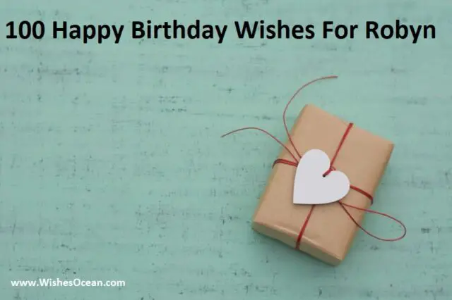 Happy Birthday Robyn